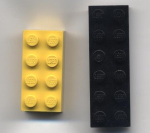 LEGO brick plate example