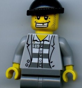 LEGO prisoner minifig