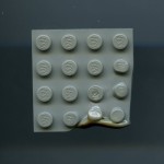 melted LEGO plate
